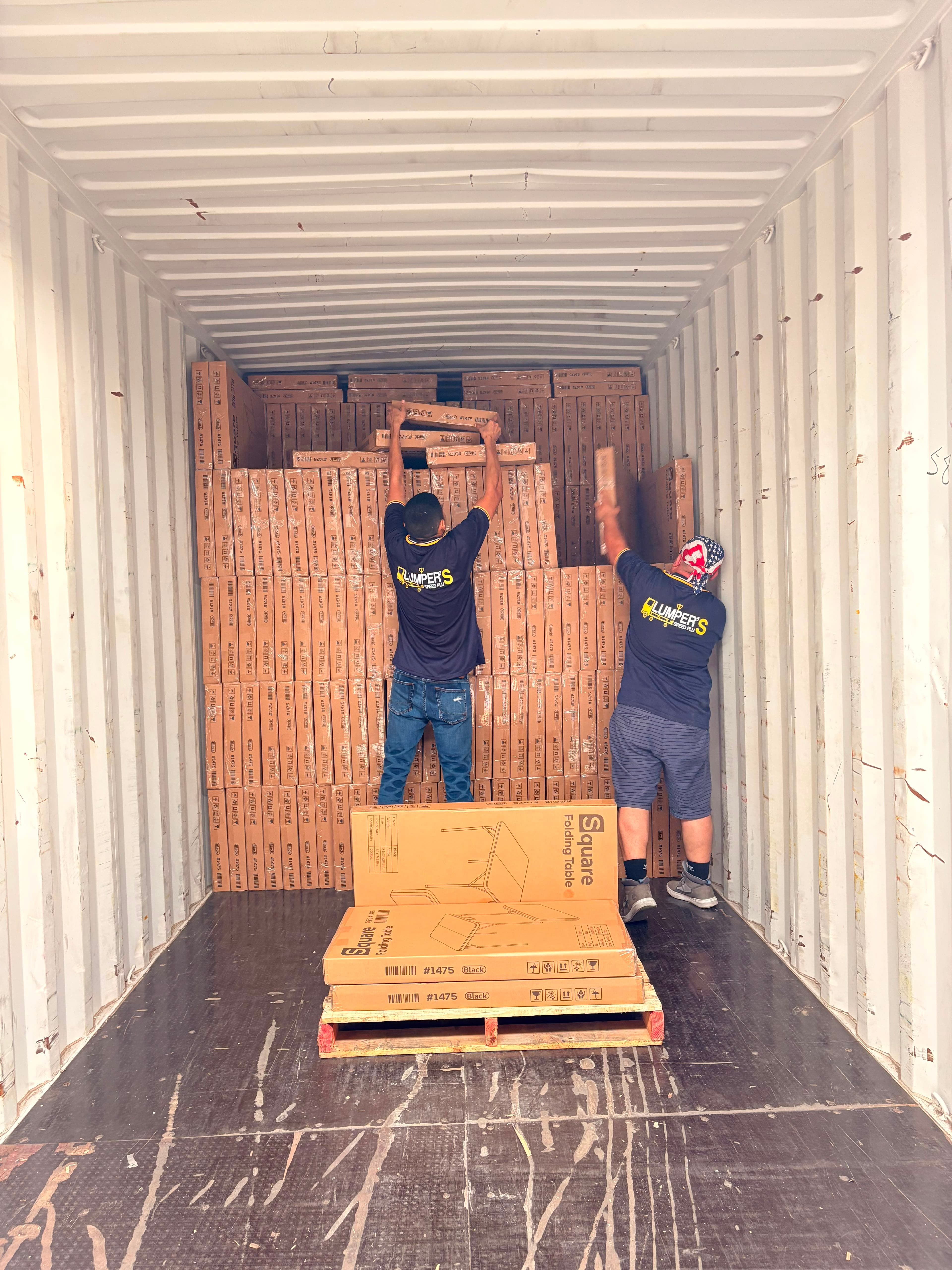 Lumpers Speed Plus crew at work — warehouse operations